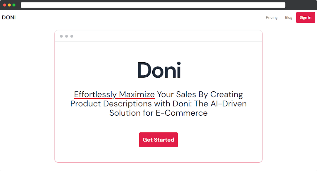 Doni - getdoni.com
